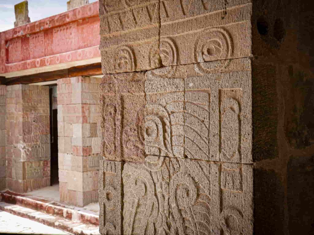 Mayan ruins and temples in Mexico