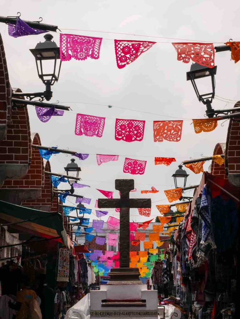 Mercado el Parian, the first artisanal market in Puebla