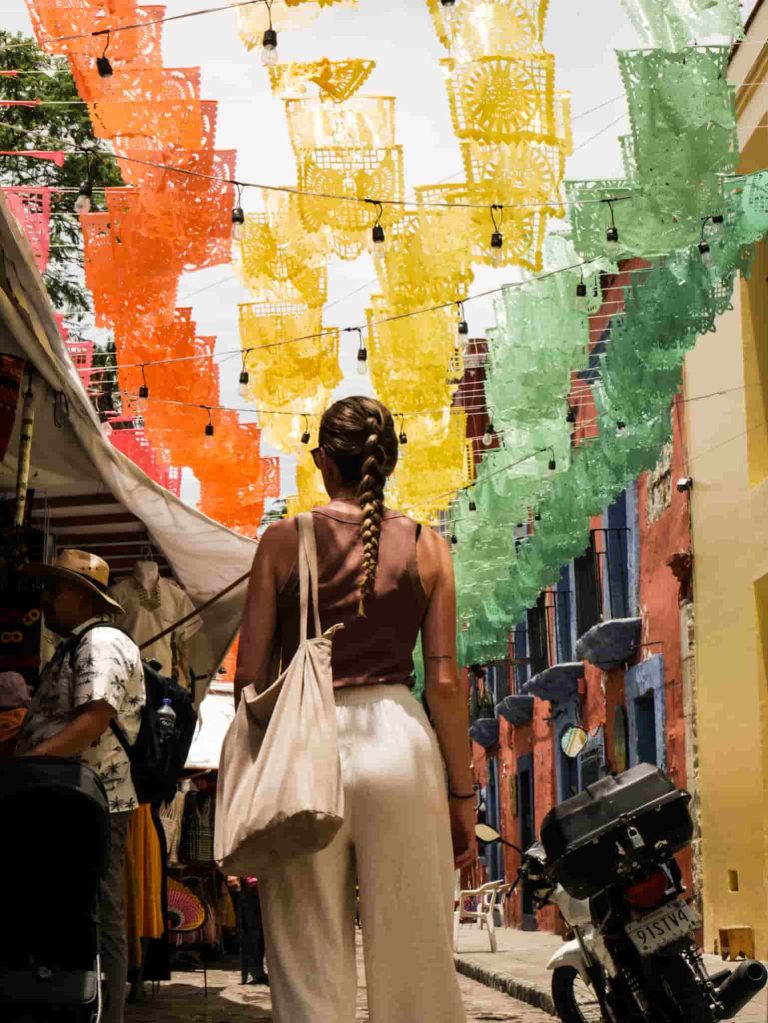 Vibrant colours everywhere in the streets of Mexico, especially in Oaxaca